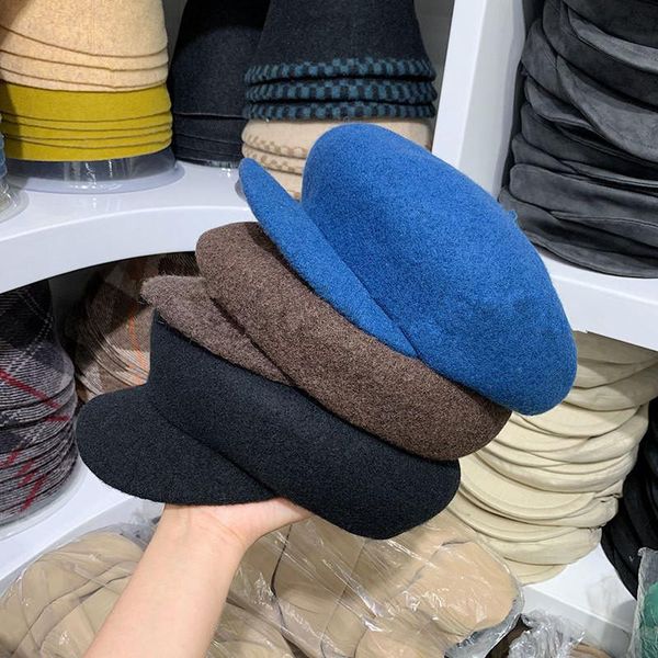 berets 202110-xinyu winter warm full shape thick material wool sokid lady equestrian cap men women visors hat, Blue;gray
berets 202110-xinyu winter warm full shape thick material wool sokid lady equestrian cap men women visors hat, Blue;gray