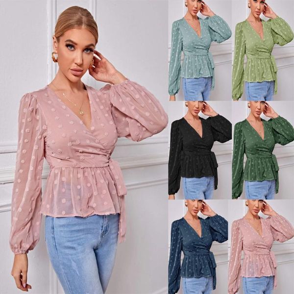 women's blouses & shirts spring/summer 2021 sets light ripe temperament long-sleeved v-neck cultivate one's morality type female b, White
women's blouses & shirts spring/summer 2021 sets light ripe temperament long-sleeved v-neck cultivate one's morality type female b, White