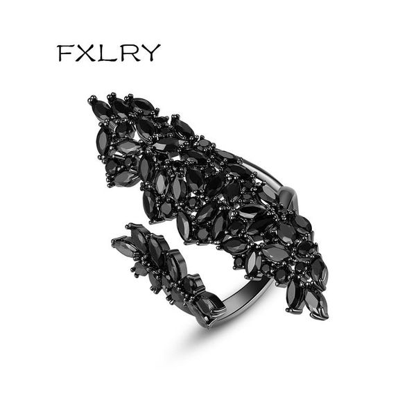 cluster rings fxlry trendy gun black color micro paved cubic zircon irregular adjustable open ring for women party fashion jewelry, Golden;silver
cluster rings fxlry trendy gun black color micro paved cubic zircon irregular adjustable open ring for women party fashion jewelry, Golden;silver