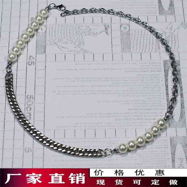 street fashion cool pearl stitching cuba necklace fashion hip hop personalized clavicle neck chain women accessories, Silver
street fashion cool pearl stitching cuba necklace fashion hip hop personalized clavicle neck chain women accessories, Silver