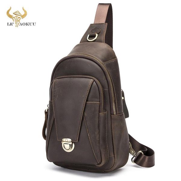 men crazy horse leather unique triangle sling chest bag 8" tablet design one shoulder cross body male 8018 waist bags
men crazy horse leather unique triangle sling chest bag 8" tablet design one shoulder cross body male 8018 waist bags