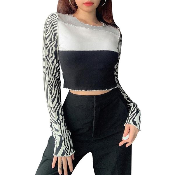 women patchwork crop casual long sleeve crew neck lettuce trim color block tee shirt women's blouses & shirts, White
women patchwork crop casual long sleeve crew neck lettuce trim color block tee shirt women's blouses & shirts, White