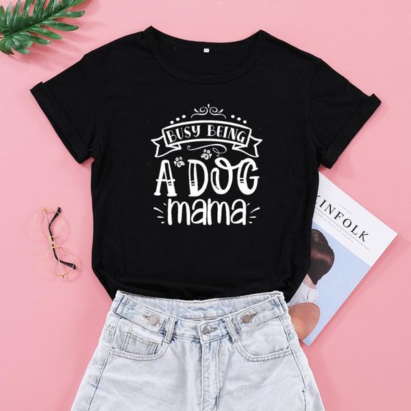women's t-shirt being a dog mama funny printed women t shirts streetwear shirt for woman ladies 2021 mom life tshirt drop clothes, White
women's t-shirt being a dog mama funny printed women t shirts streetwear shirt for woman ladies 2021 mom life tshirt drop clothes, White