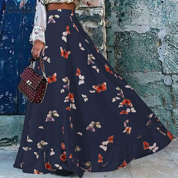zanzea women summer skirt loose casual ruffles faldas saia print long vestidos vintage elastic high waist robe femme bottom 5xl, Black
zanzea women summer skirt loose casual ruffles faldas saia print long vestidos vintage elastic high waist robe femme bottom 5xl, Black