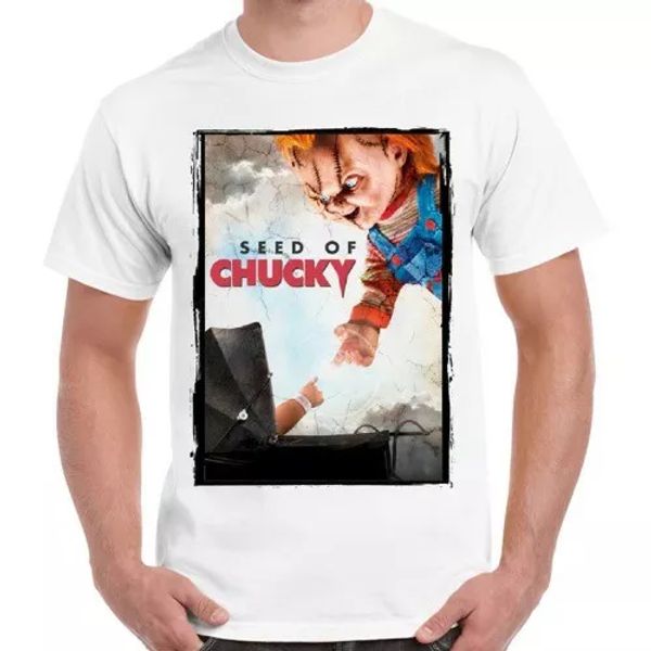 seed of chucky movie comedy slasher poster cool vintage retro t shirt 2309, White;black
seed of chucky movie comedy slasher poster cool vintage retro t shirt 2309, White;black