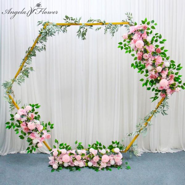 party decoration metal geometric hexagonal wedding arch props shelf outdoor backdrop layout artificial flower stand stage
party decoration metal geometric hexagonal wedding arch props shelf outdoor backdrop layout artificial flower stand stage