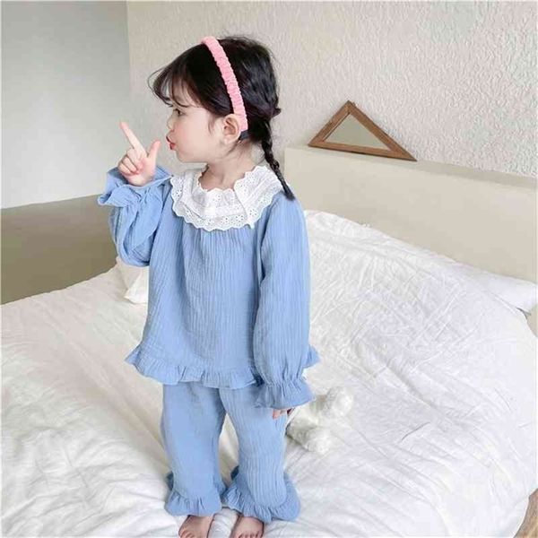 spring arrival girls long sleeve 2 pieces suit pants kids korean design sets pajama set 210528, Blue;red
spring arrival girls long sleeve 2 pieces suit pants kids korean design sets pajama set 210528, Blue;red