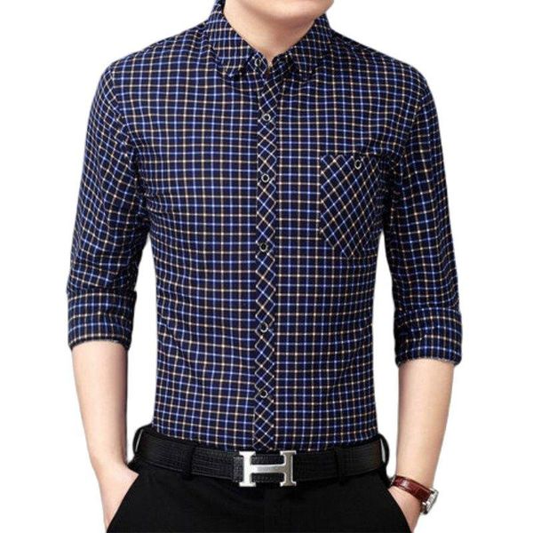 men's casual shirts plaid shirt men 2021 autumn fashion slim chemise homme mens checkered long sleeve blouse -4xl, White;black
men's casual shirts plaid shirt men 2021 autumn fashion slim chemise homme mens checkered long sleeve blouse -4xl, White;black