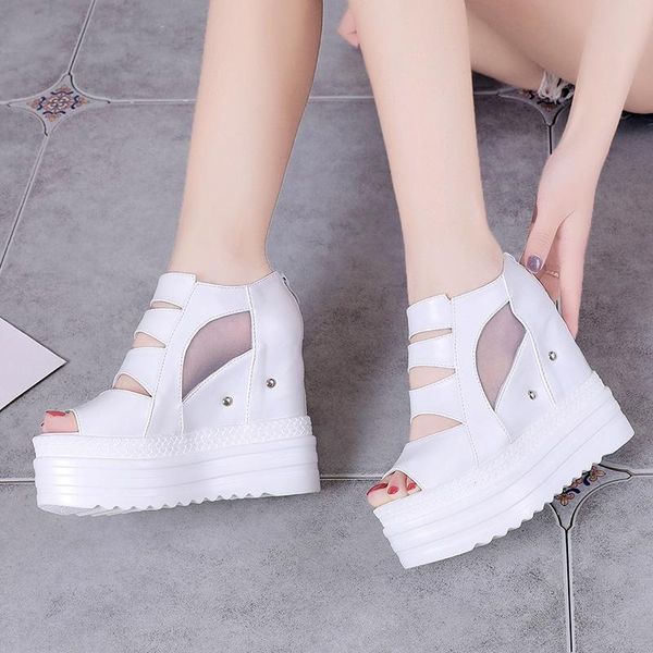 gladiator platform sandals women shoes summer high heels 12cm mesh ladies casual student wedge chunky girl, Black
gladiator platform sandals women shoes summer high heels 12cm mesh ladies casual student wedge chunky girl, Black