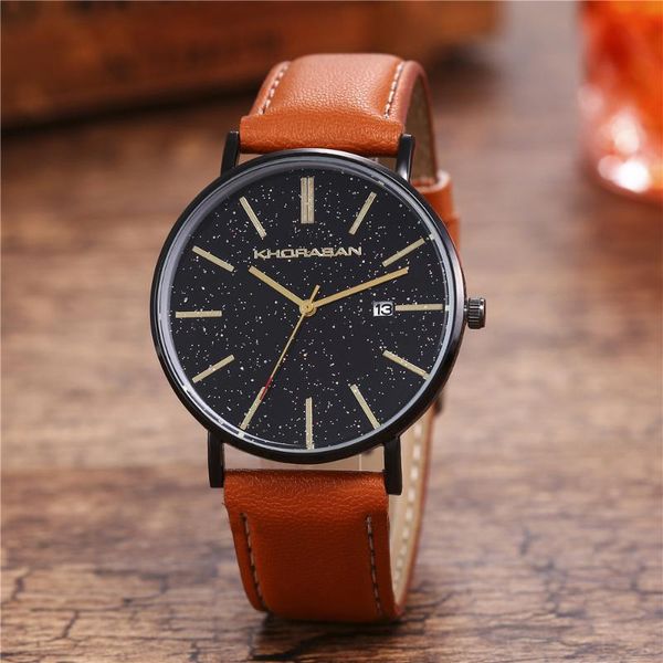 wristwatches brand men's calendar casual wrist watch 2021 explosion starry sky belt business reloj hombres, Slivery;brown
wristwatches brand men's calendar casual wrist watch 2021 explosion starry sky belt business reloj hombres, Slivery;brown
