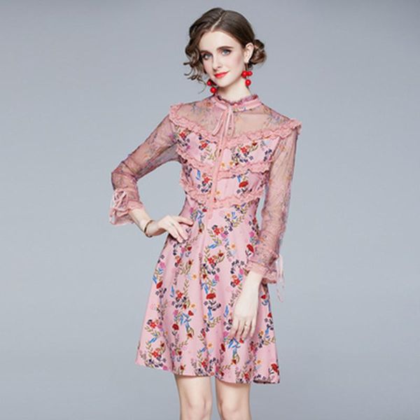 casual dresses 2021 fashion runway lady dress women sweet bow tie flare sleeve print lace patchwork embroidery vintage mini, Black;gray
casual dresses 2021 fashion runway lady dress women sweet bow tie flare sleeve print lace patchwork embroidery vintage mini, Black;gray