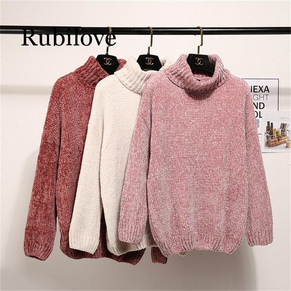 women's sweaters spring winter women and pullovers turtleneck long sleeve casual sweater loose solid knitted jumpers sweter mujer qvwi, White;black
women's sweaters spring winter women and pullovers turtleneck long sleeve casual sweater loose solid knitted jumpers sweter mujer qvwi, White;black