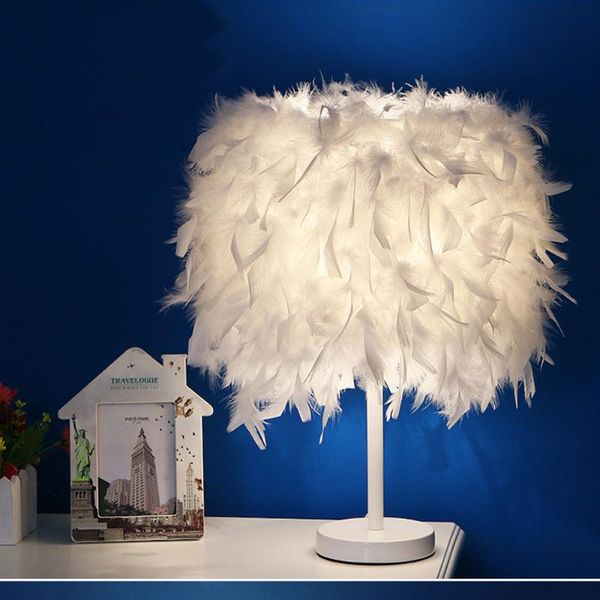 table lamps modern feather lamp desk light lampshade led wedding decor lights home bedside reading sitting room tafel lampen
table lamps modern feather lamp desk light lampshade led wedding decor lights home bedside reading sitting room tafel lampen