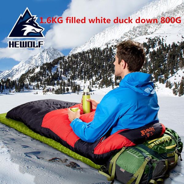 hewolf outdoor envelope single down sleeping bag warm hiking camping lunch break stitching bags
hewolf outdoor envelope single down sleeping bag warm hiking camping lunch break stitching bags