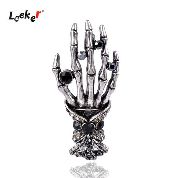 pins, brooches leeker punk cool skull hand cubic zircon brooch for women vintage pin jewelry 159 lk4, Gray
pins, brooches leeker punk cool skull hand cubic zircon brooch for women vintage pin jewelry 159 lk4, Gray