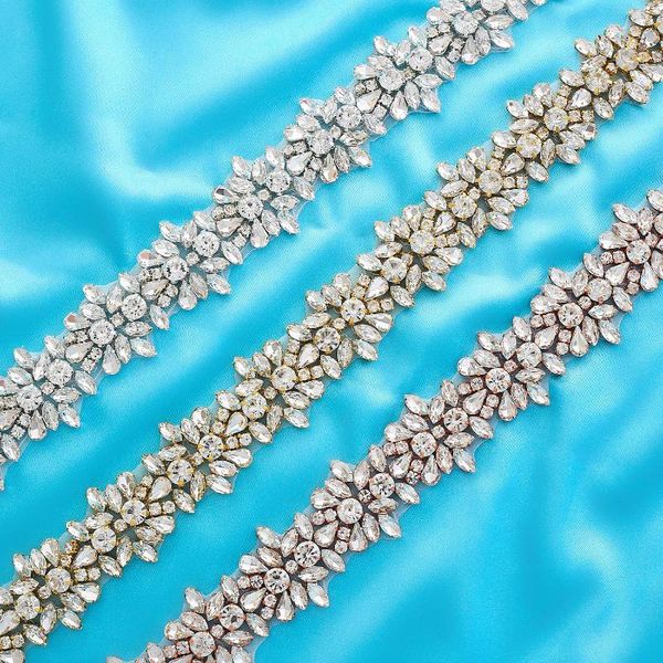 wedding sashes sesthfar woman's party belt silver rhinestone bridal applique luxurious diamond for a dress, White
wedding sashes sesthfar woman's party belt silver rhinestone bridal applique luxurious diamond for a dress, White