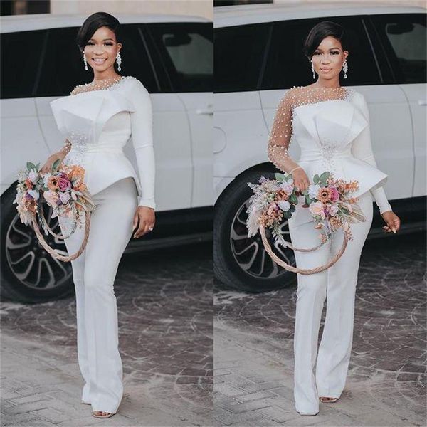 elegant women blazer suits sheer long sleeve bridesmaid dress pearls ladies formal wear female outerwear jumpsuit, White;pink
elegant women blazer suits sheer long sleeve bridesmaid dress pearls ladies formal wear female outerwear jumpsuit, White;pink