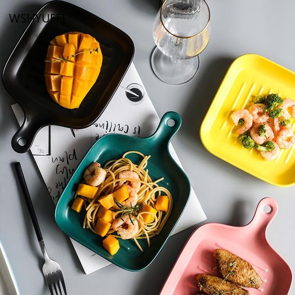 dishes & plates nordic creative baking pan ceramic home dining plate steak western pasta tableware with handle exquisite
dishes & plates nordic creative baking pan ceramic home dining plate steak western pasta tableware with handle exquisite