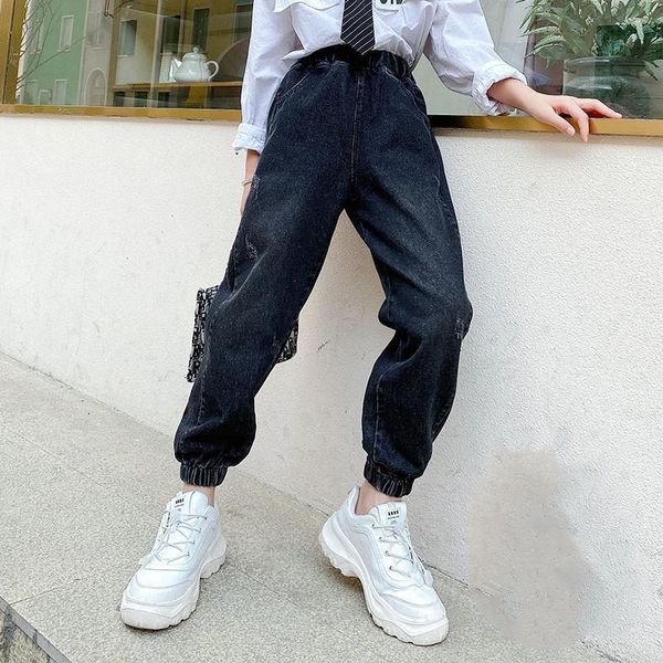 girls jeans plus velvet keep warm pants fall/winter 2021 big kids girl loose jogger harem high waist denim cotton trousers, Blue
girls jeans plus velvet keep warm pants fall/winter 2021 big kids girl loose jogger harem high waist denim cotton trousers, Blue