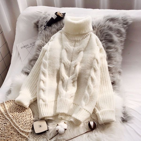 women's sweaters winter thick wire turtleneck women's knitted sweater loose long sleeve jumpers knitting ladies' js2w, White;black
women's sweaters winter thick wire turtleneck women's knitted sweater loose long sleeve jumpers knitting ladies' js2w, White;black