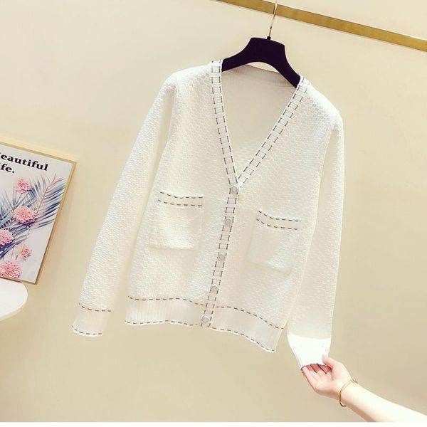women's knits & tees zk179 fashion sweaters 2021 runway luxury european design party style clothing, White
women's knits & tees zk179 fashion sweaters 2021 runway luxury european design party style clothing, White