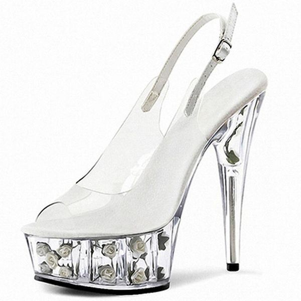 dress shoes mclubgirl 15cm heels super high thin heel waterproof platform crystal fish mouth flower decoration sandal lyp, Black
dress shoes mclubgirl 15cm heels super high thin heel waterproof platform crystal fish mouth flower decoration sandal lyp, Black
