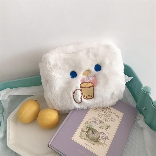 kawaii plush cosmetic bag cute winter large capacity storage japanese korea makeup holders for girls gift bags & cases
kawaii plush cosmetic bag cute winter large capacity storage japanese korea makeup holders for girls gift bags & cases