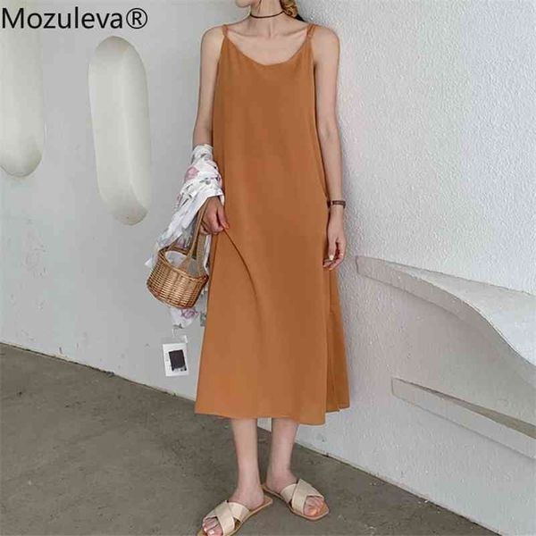 summer camisoles women basic v-neck sundress ladies chic strapless solid loose midi female dress 210416, White
summer camisoles women basic v-neck sundress ladies chic strapless solid loose midi female dress 210416, White