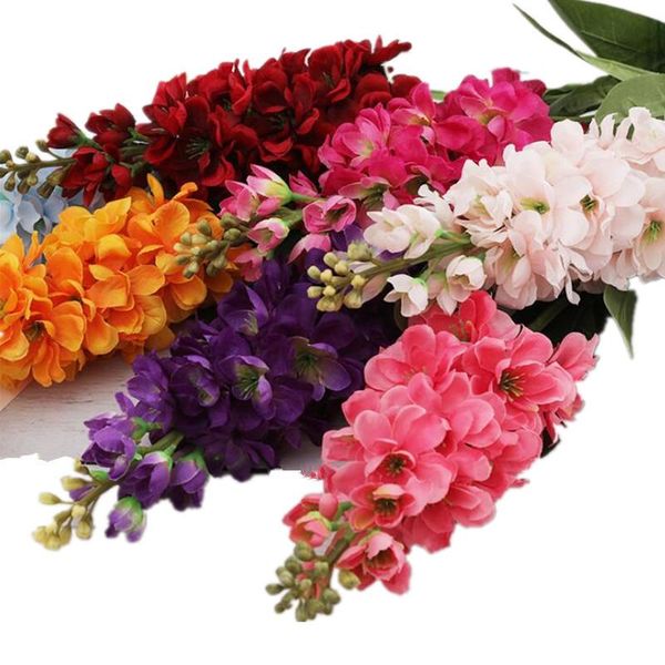 11pcs silk delphinium simulation larkspur hyacinth flower for wedding centerpieces home party supermarket decorative flowers & wreaths
11pcs silk delphinium simulation larkspur hyacinth flower for wedding centerpieces home party supermarket decorative flowers & wreaths