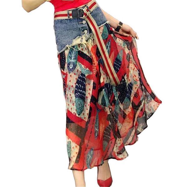 style clothes elegant party print womens skirts fashion casual summer a line polyester sashes mid calf, Black
style clothes elegant party print womens skirts fashion casual summer a line polyester sashes mid calf, Black