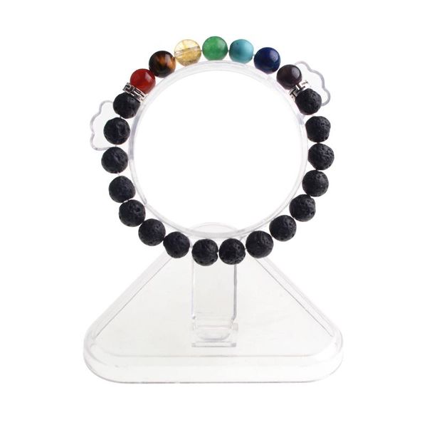 lava stone 8mm seven chakra bracelet man fashion women gift for beautiful beads beaded, strands, Black
lava stone 8mm seven chakra bracelet man fashion women gift for beautiful beads beaded, strands, Black