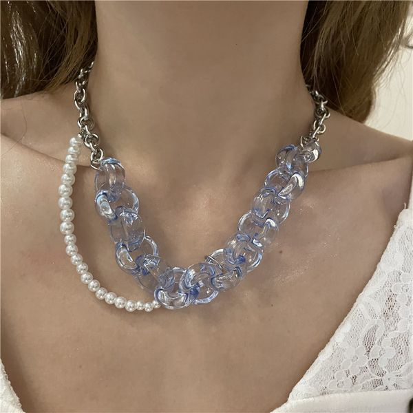 2021 wide transparent acrylic resin chain necklace fashion women statement choker, Golden;silver
2021 wide transparent acrylic resin chain necklace fashion women statement choker, Golden;silver