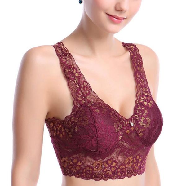 bras deep v full lace sleeping bra for women thin wide strap soft invisible padded bralette charming underwear, Red;black
bras deep v full lace sleeping bra for women thin wide strap soft invisible padded bralette charming underwear, Red;black