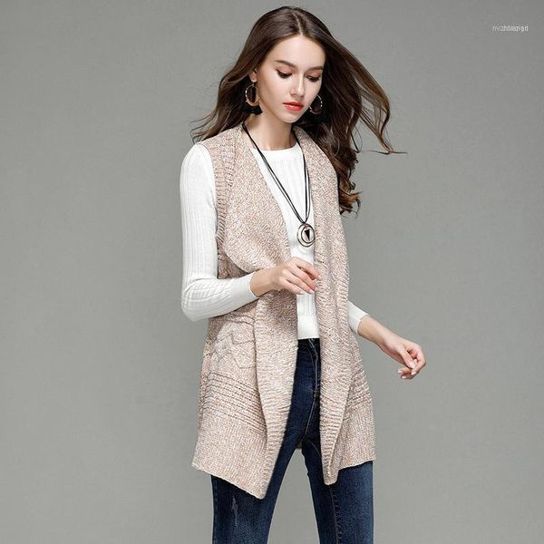 women's jackets aecu11 long cardigan kimono femme lapel collar knitted sleeveless coat women lady sweater slim fit veste1, Black;brown
women's jackets aecu11 long cardigan kimono femme lapel collar knitted sleeveless coat women lady sweater slim fit veste1, Black;brown