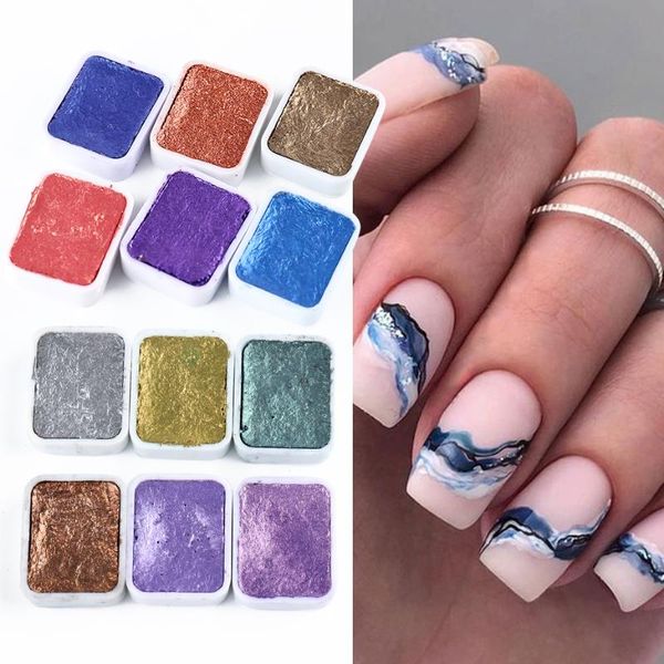 nail glitter 1set pearlescent shimmer bronze watercolor solid pigment art polish gilt bloom smoke drawing paint ji1838-3, Silver;gold
nail glitter 1set pearlescent shimmer bronze watercolor solid pigment art polish gilt bloom smoke drawing paint ji1838-3, Silver;gold
