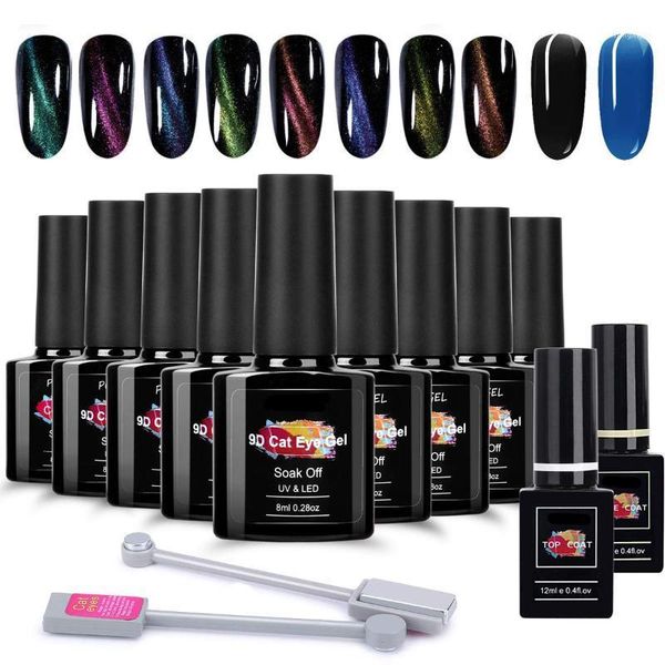 13pcs/set nail gel set polish led uv kit art cat eye 10 colors magnet varnishes soak off1, Red;pink
13pcs/set nail gel set polish led uv kit art cat eye 10 colors magnet varnishes soak off1, Red;pink