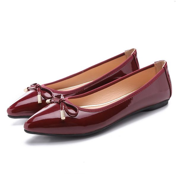 shoe flat pointed to the apartment designer women's 2021 butterfly-knot leather shoes patent ladies moccasins ngjg, Black
shoe flat pointed to the apartment designer women's 2021 butterfly-knot leather shoes patent ladies moccasins ngjg, Black