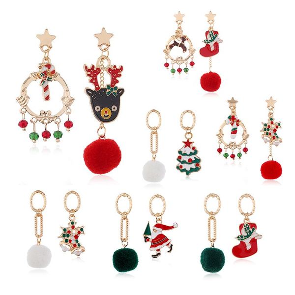 dangle & chandelier christmas day series cute fashion earrings deer santa claus tree cane candy bell drop jewelry accessories, Silver
dangle & chandelier christmas day series cute fashion earrings deer santa claus tree cane candy bell drop jewelry accessories, Silver