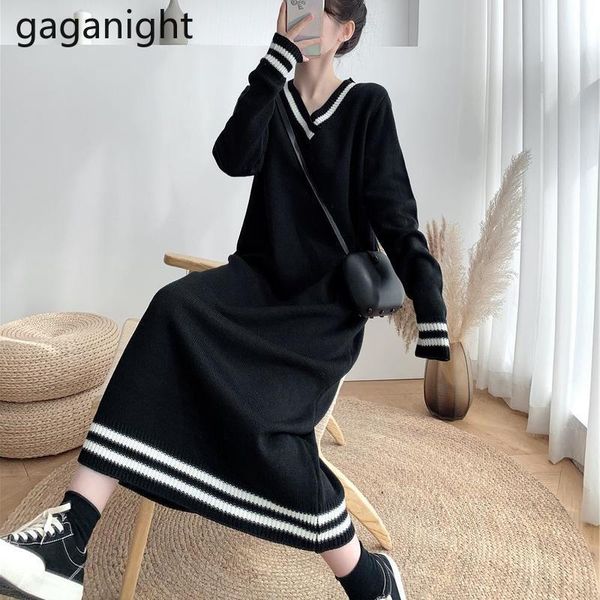 casual dresses gaganight stretchy women knit maxi dress long sleeve v neck girls spring autumn 2021 bodycon korean vestidos, Black;gray
casual dresses gaganight stretchy women knit maxi dress long sleeve v neck girls spring autumn 2021 bodycon korean vestidos, Black;gray