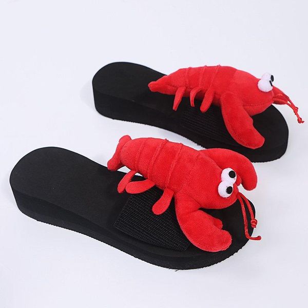 fur shoes ladies slippers flock low platform luxury slides slipers women plush flat heel crayfish crab pattern womens home shoe, Black
fur shoes ladies slippers flock low platform luxury slides slipers women plush flat heel crayfish crab pattern womens home shoe, Black