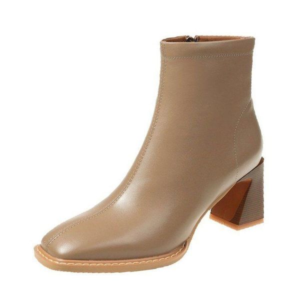 boots woman shoes leather boot women calf booties 5 cm med heels square toe autumn winter england style sock, Black
boots woman shoes leather boot women calf booties 5 cm med heels square toe autumn winter england style sock, Black