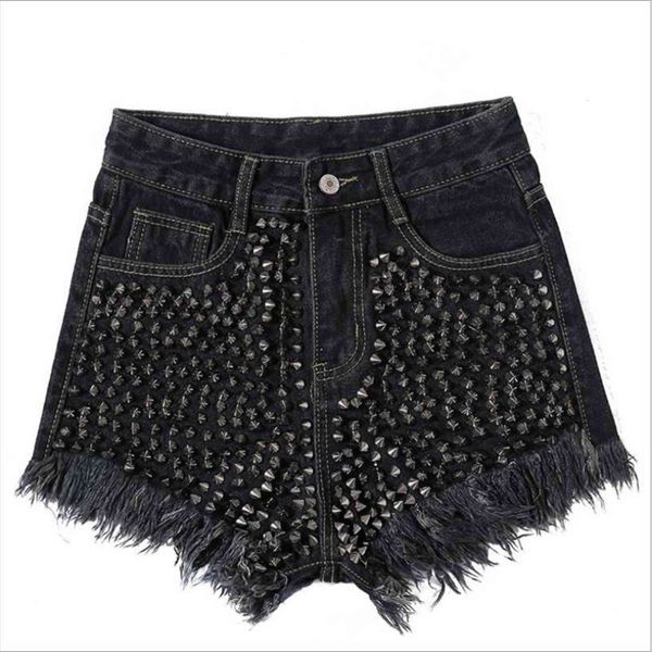 wholesale tassel stitching full womens shorts rivet beading wide leg denim female high waist punk street style wq1624, White;black
wholesale tassel stitching full womens shorts rivet beading wide leg denim female high waist punk street style wq1624, White;black