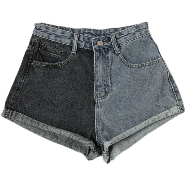 summer women splicing colour denim shorts fashion high waist comfortable a-line slim elastic cuffs wide leg jeans 210513, White;black
summer women splicing colour denim shorts fashion high waist comfortable a-line slim elastic cuffs wide leg jeans 210513, White;black