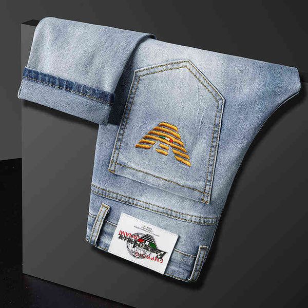 summer aj thin men's jeans korean fashion slim fit elastic small feet casual versatile light blue pants
summer aj thin men's jeans korean fashion slim fit elastic small feet casual versatile light blue pants