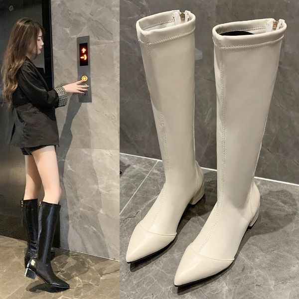 boots women's autumn and winter 2021 high-knight low-heel square toe thick-heeled shoes, Black
boots women's autumn and winter 2021 high-knight low-heel square toe thick-heeled shoes, Black