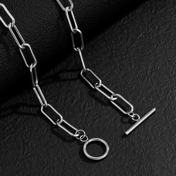 chains kunjoe stainless steel link chain necklace for women men toggle clasp ot buckle choker collar fashion hip hop jewelry, Silver
chains kunjoe stainless steel link chain necklace for women men toggle clasp ot buckle choker collar fashion hip hop jewelry, Silver