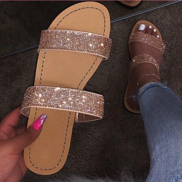 slippers 2021 summer women flats crystal fetish stripper casual glitter shoes prom slipper luxury shales gold silver slide, Black
slippers 2021 summer women flats crystal fetish stripper casual glitter shoes prom slipper luxury shales gold silver slide, Black