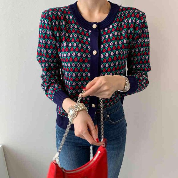 sweaters retro women chic knitted casual floral printing autumn cardigans leisure feminine all match soft sweet sweaters, White;black
sweaters retro women chic knitted casual floral printing autumn cardigans leisure feminine all match soft sweet sweaters, White;black