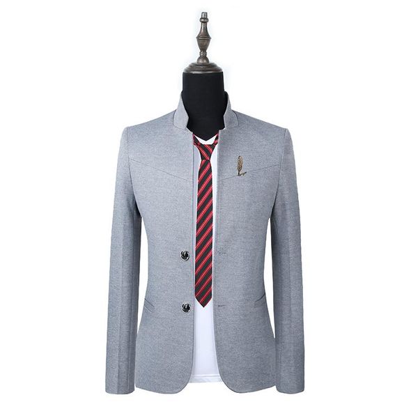 men's suits & blazers loldeal chinese tunic suit traditional stand collar blazer hombre single breasted zhongshan, White;black
men's suits & blazers loldeal chinese tunic suit traditional stand collar blazer hombre single breasted zhongshan, White;black