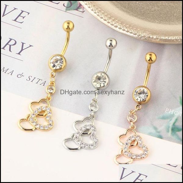 navel & bell button rings body jewelry stainless steel dangle belly barbell piercing heart bar pandent 989 b3 drop delivery 2021 irise, Silver
navel & bell button rings body jewelry stainless steel dangle belly barbell piercing heart bar pandent 989 b3 drop delivery 2021 irise, Silver